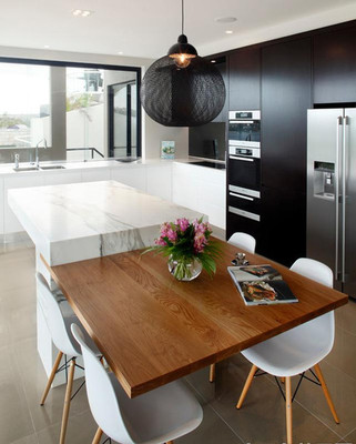 開(kāi)放式廚房中島吧臺(tái)設(shè)計(jì)的專(zhuān)業(yè)方法與技巧